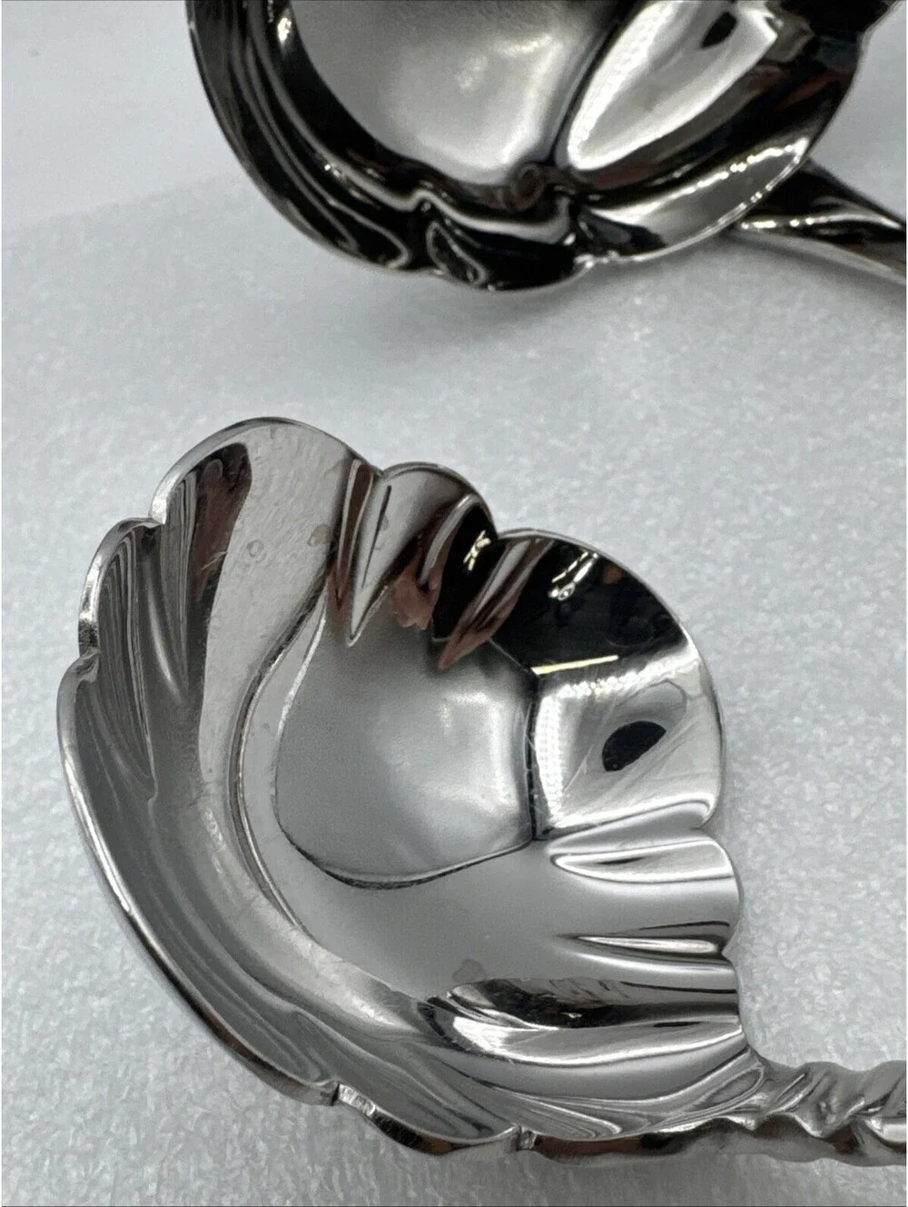 Pair Of Princess House Barrington Ladles Stainless 18/10 - 12” & 8” Flatware